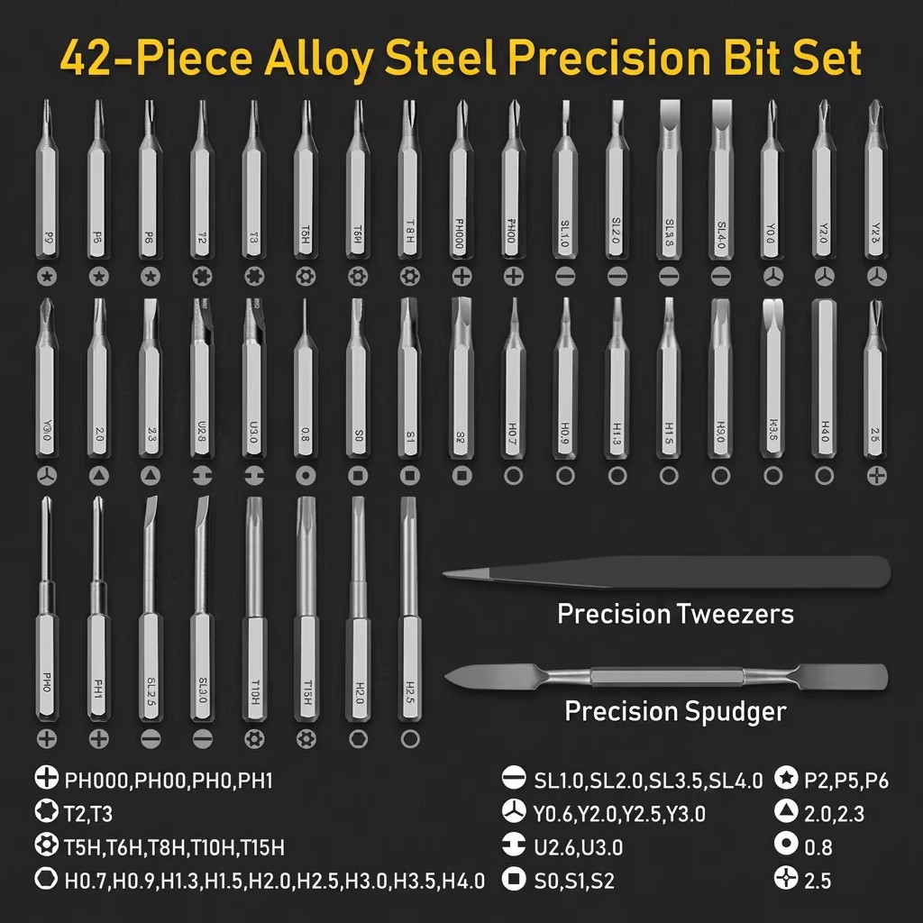 Precision Electric Screwdriver 5-Speed Adjustable Torque For