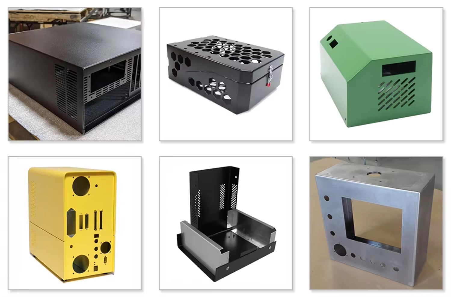 YW Hardware Custom CNC Stainless Steel Laser Cutting Bending Welding Metal Enclosure Box Cabinet Sheet Metal Fabrication