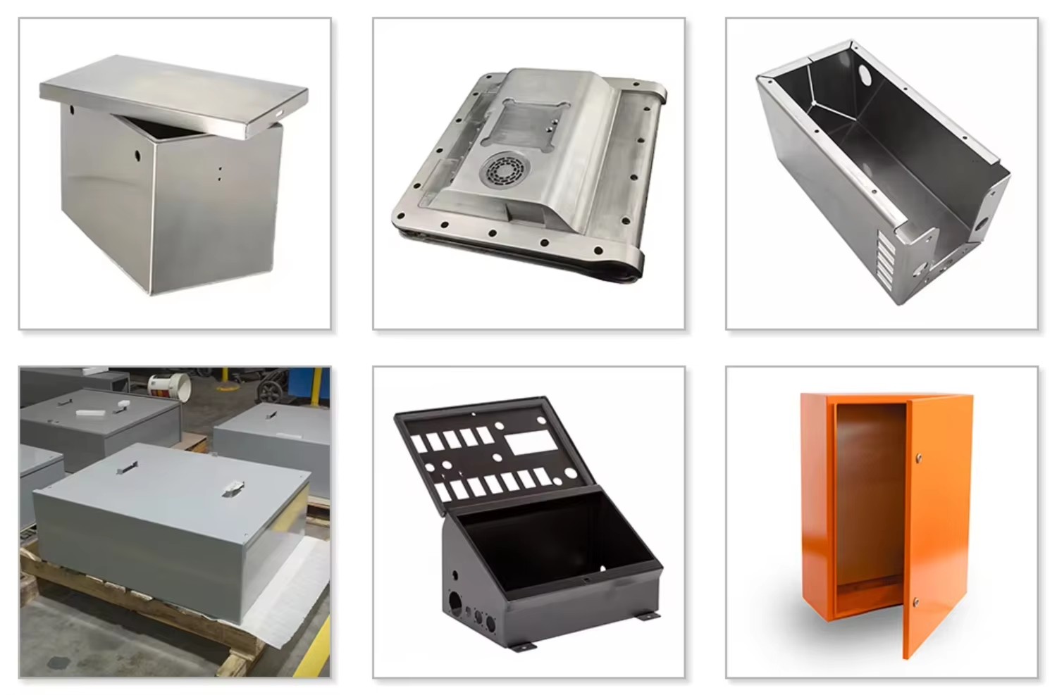 YW Hardware Custom CNC Stainless Steel Laser Cutting Bending Welding Metal Enclosure Box Cabinet Sheet Metal Fabrication