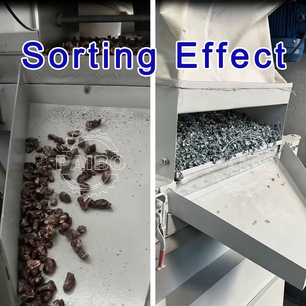 Dry Type Air Gravity Separator with Motor & Gear 3 Tons/H High Precision Metal Recycling