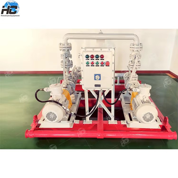 Factory Skid-mounted Crude Oil/ Heavy Fuel Oil Transfer Pump for Oilfield Equipment