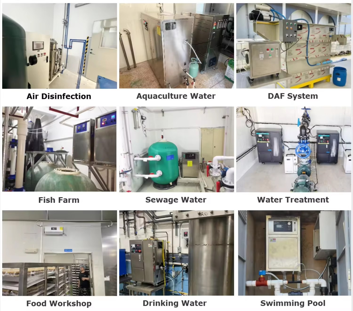Oilfield Produced Water Ozone Generator 100g/h Ozone Oxidation System for Oil-Water Separation and Purification