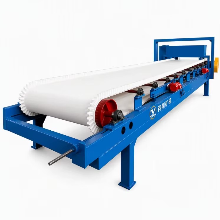 Vibrating Gold Carpet Sluice Suspension Belt Concentrator Alluvial Mining Gravity Separator Mineral Processing