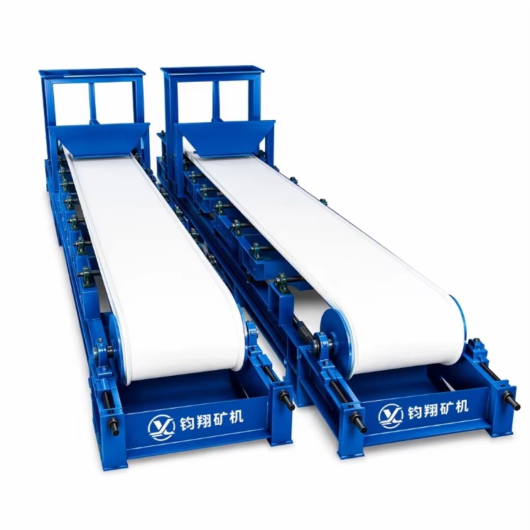 Vibrating Gold Carpet Sluice Suspension Belt Concentrator Alluvial Mining Gravity Separator Mineral Processing