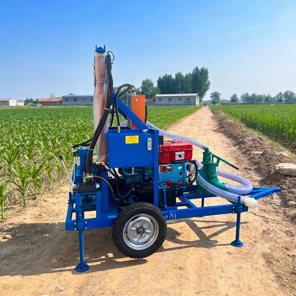 Hot Selling 200m Deep Water Borehole Drilling Machine Hydraulic Water Well Drilling Rig