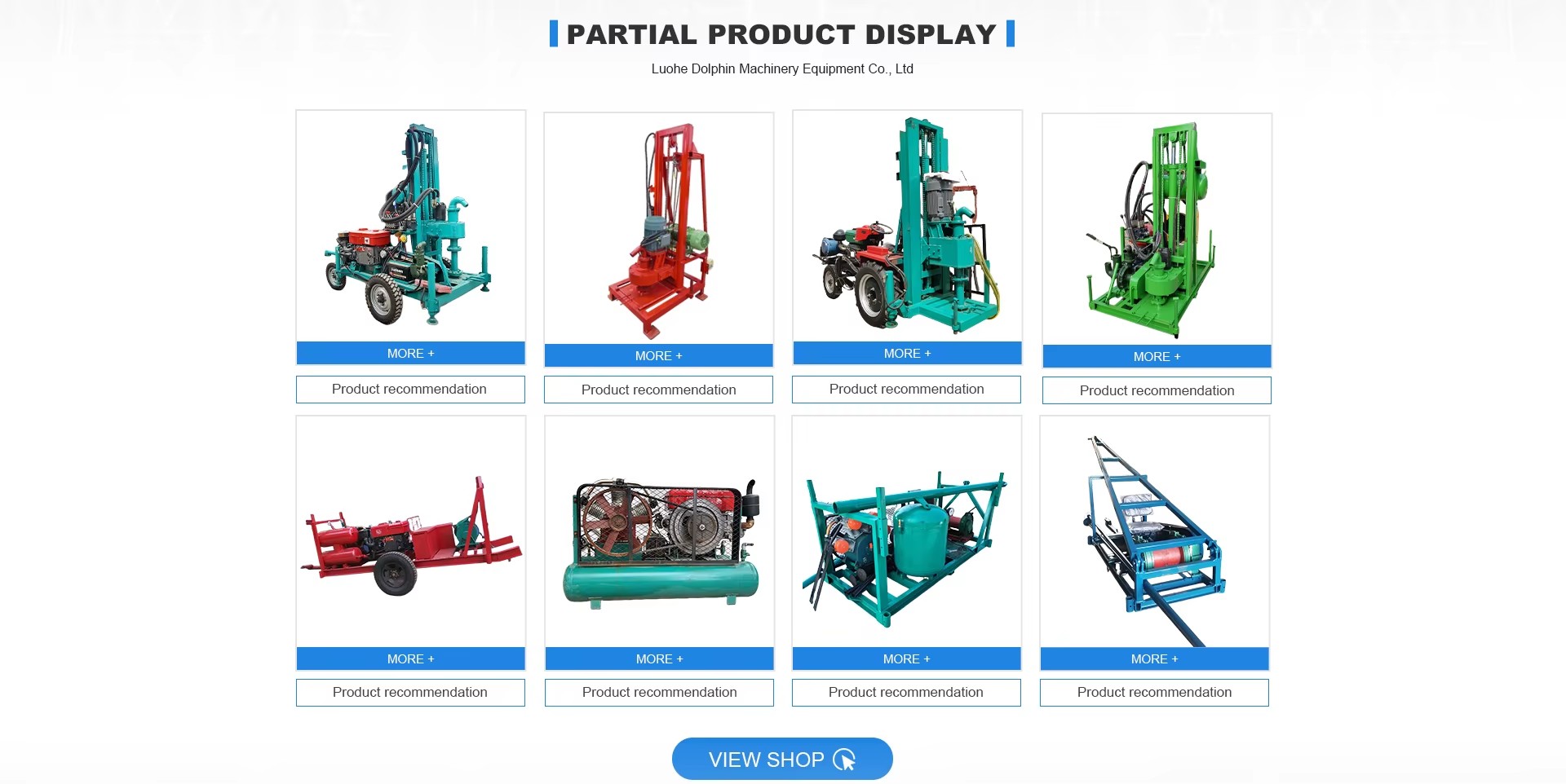 Dolphin Diesel Water Well Drilling Rig 100m 120m 150m 200m Portable Rotary Drilling Machine for Borehole