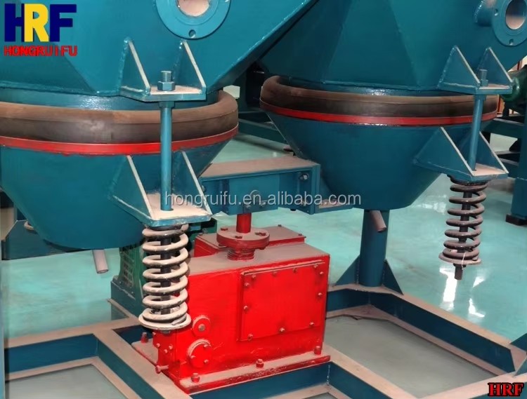 JT-1070 (2-2) 6-8TPH Mineral Separation Machine Barite Ore Concentration Beneficiation Jigging Separator
