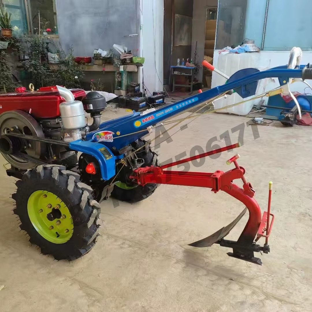 Versatile 8-32HP Agricultural Walking Tractor Diesel Motor Hand Tiller with 2WD Gear Drive High Productivity for Farm & Garden