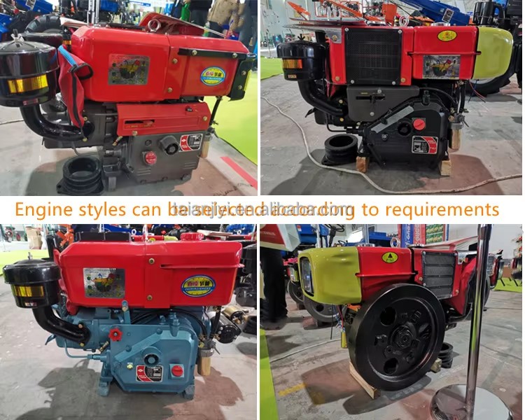High-Power 18HP Multifunctional Walking Tractor 8-22 HP Diesel Oil Agricultural Machine for Dry Field Orchard Farm Use