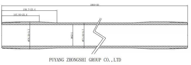 API 5CT Oil Field spacing adjustment, pressure management threaded flanged using in drill strings pup joint