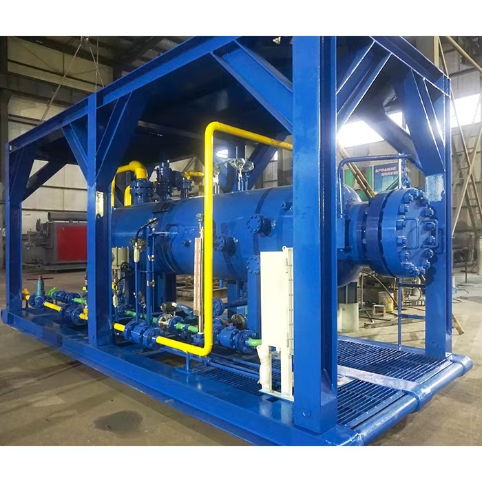 Well Testing Petroleum Device Skid Mounted Oil Drilling Oilfield Separator
