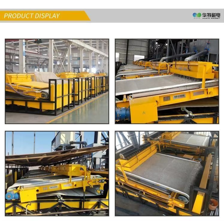 Wet Belt Strong Magnetic Plate Magnetic Separator for Non-metallic/Metallic Minerals