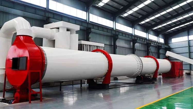 Energy Saving Mortar Potato Waste Vine Drying Rotary Drum Dryer Equipment