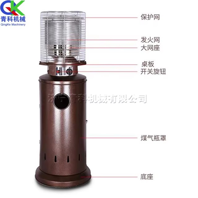 Low Type Gas Heating Machinery LPG Energy-saving Floor Thermal Machine Large Area Efficient Heating Equipment