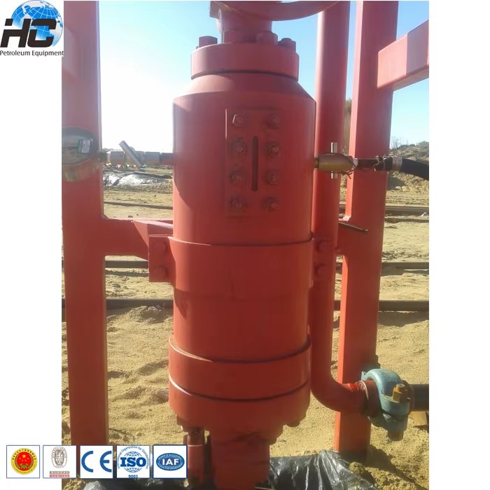 Oil and Gas Field Sand Solid Separation Centrifugal Separator / Hydrocyclone Separator