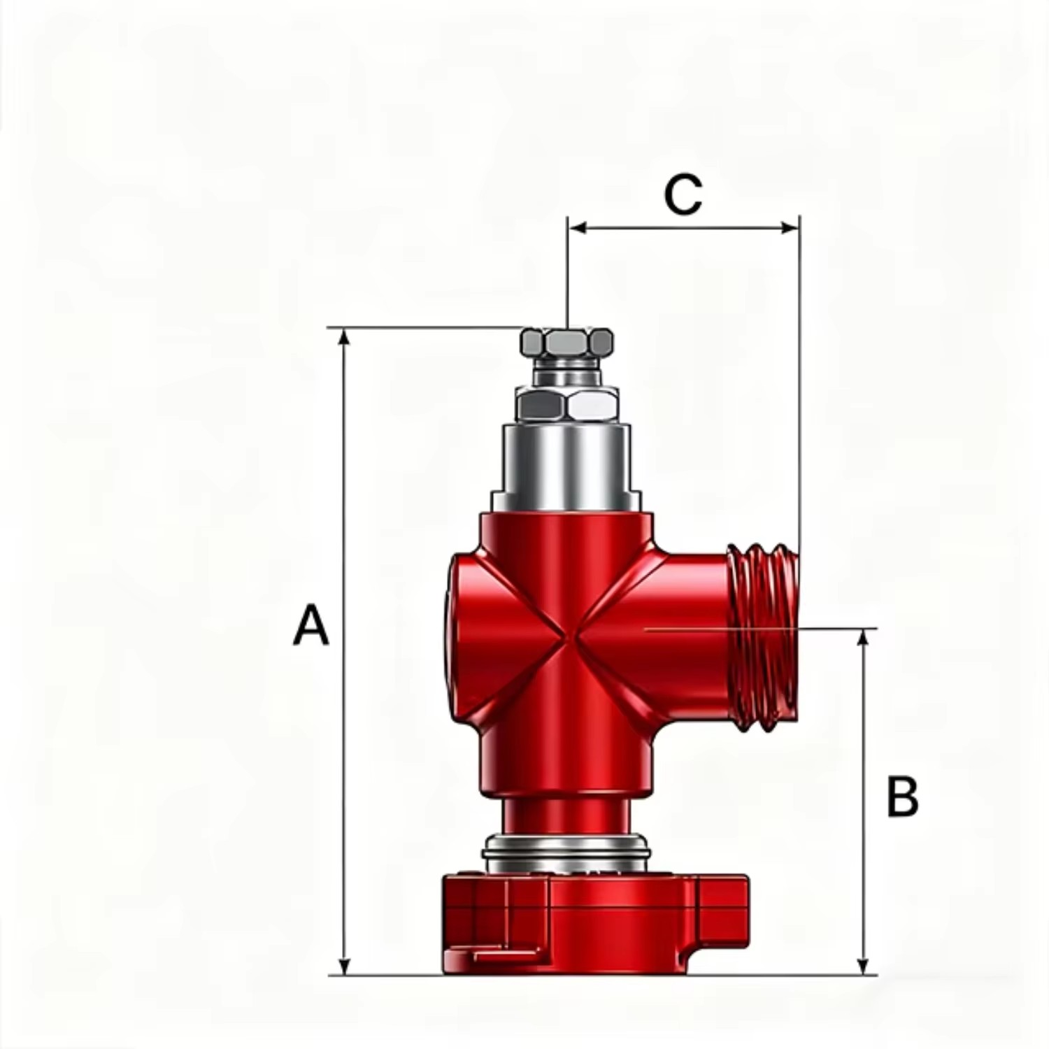 API 6A High Pressure Safety Relief Valve Forged Alloy Steel Overpressure Protection for Oilfield Drilling Fracturing