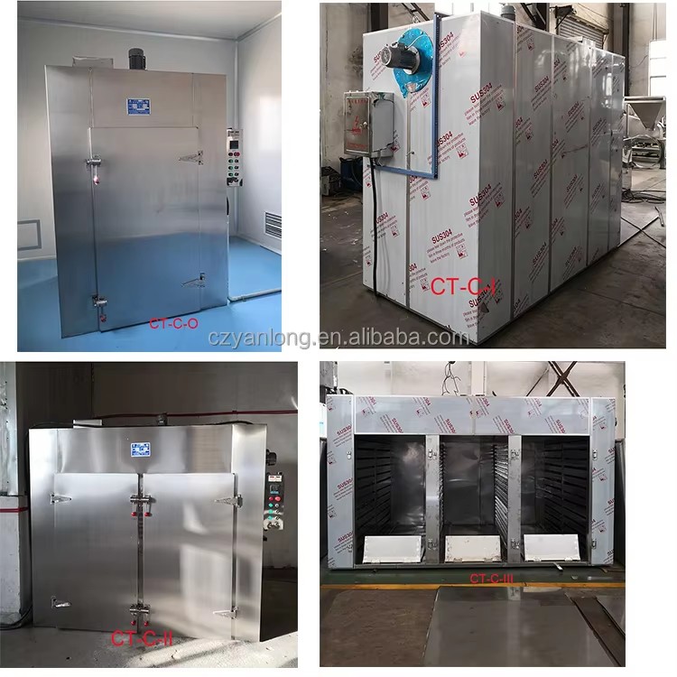 Energy Saving Industrial Tray Dryer Hot Air Circulation Drying Oven for Fruit Vegetable Food Dehydrator Processing Machine