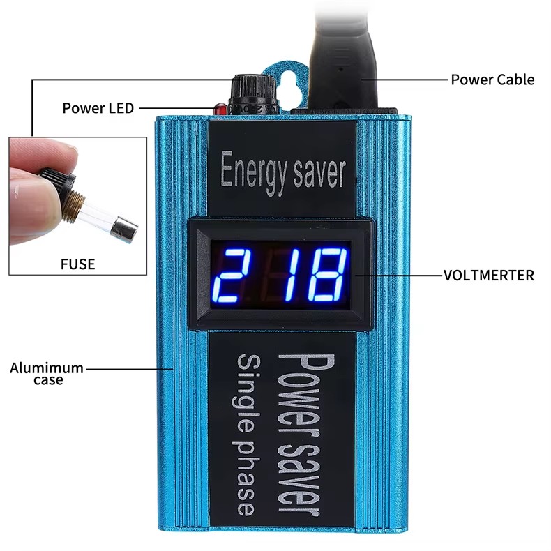 Intelligent Power Saver Energy Saving Devices Smart Power Factor Saver Electricity Saving Box Save Electricity Bill Killer