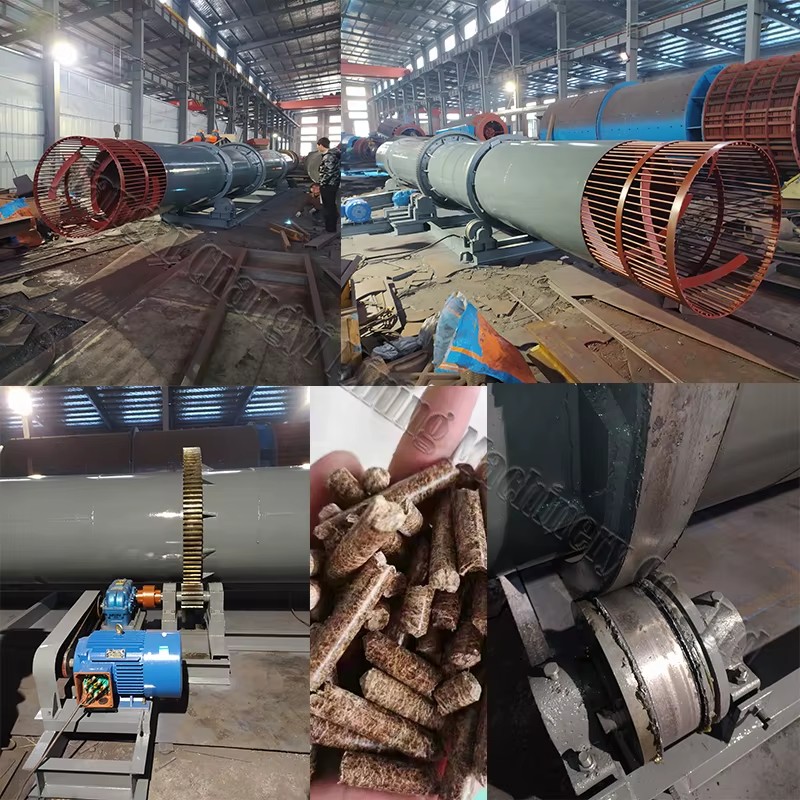 New Type Energy Saving Industrial Drying Equipment Rotary Drum Dryer
