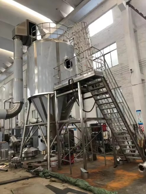 ZLU Stainless Steel Automatic Centrifugal Spray Drying Machine with Pump & PLC for Detergent Powder & Milk Powder Energy Saving