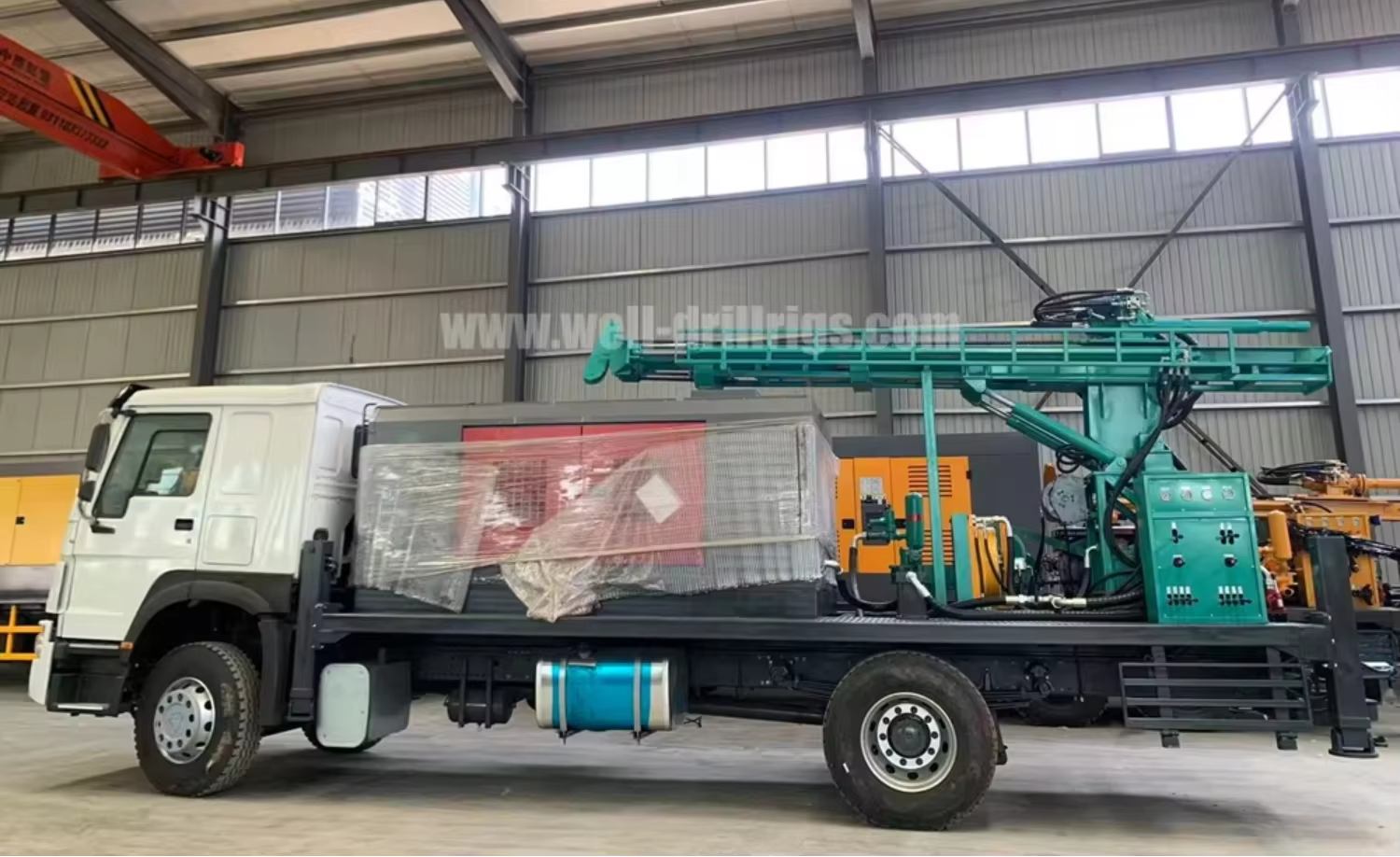 Integrated Air Compressor ZDT700 Truck Water Well Drilling Rig Hard Rock Pneumatic DTH Drilling Machine 700m Depth