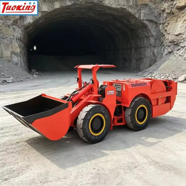 Tuoxing TC-0.75E Battery Electric Scooptram 0.75m Bucket Volume Energy Saving 50% Ventilation Reduction for Underground Mining