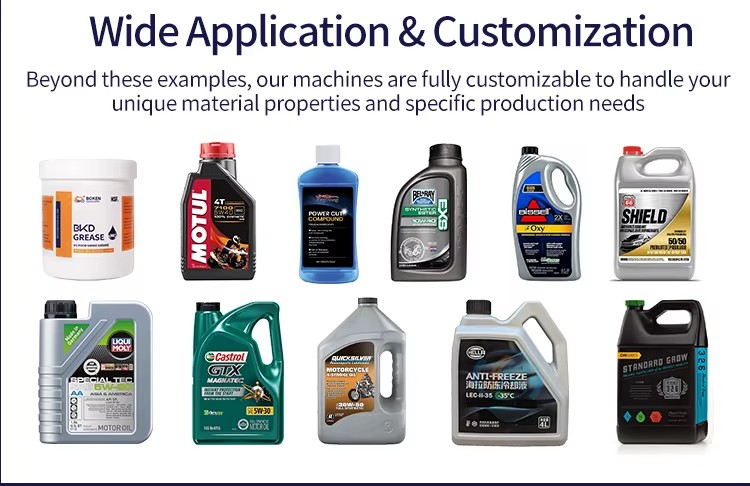 Automatic Lubricant Filling Line Lubricant Filling Machine Manufacturer Lube Oil Filler Factory