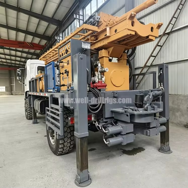 High Power Hydraulic Pneumatic ZDT1200 Vehicle Mounted Drilling Rig for 1200m Deep Rock Formation Drilling