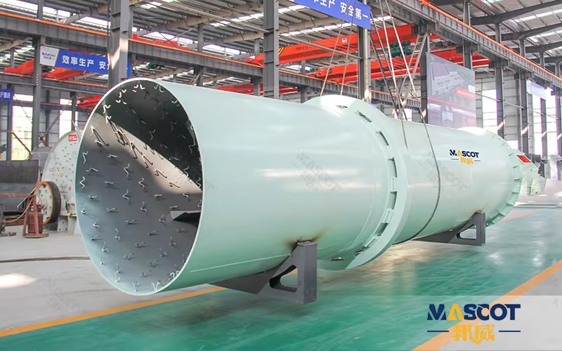 Ore Rotary Dryer Machine High Efficiency Industrial Drying Equipment 50TPH Energy Saving Dryer for Mineral Concentrate