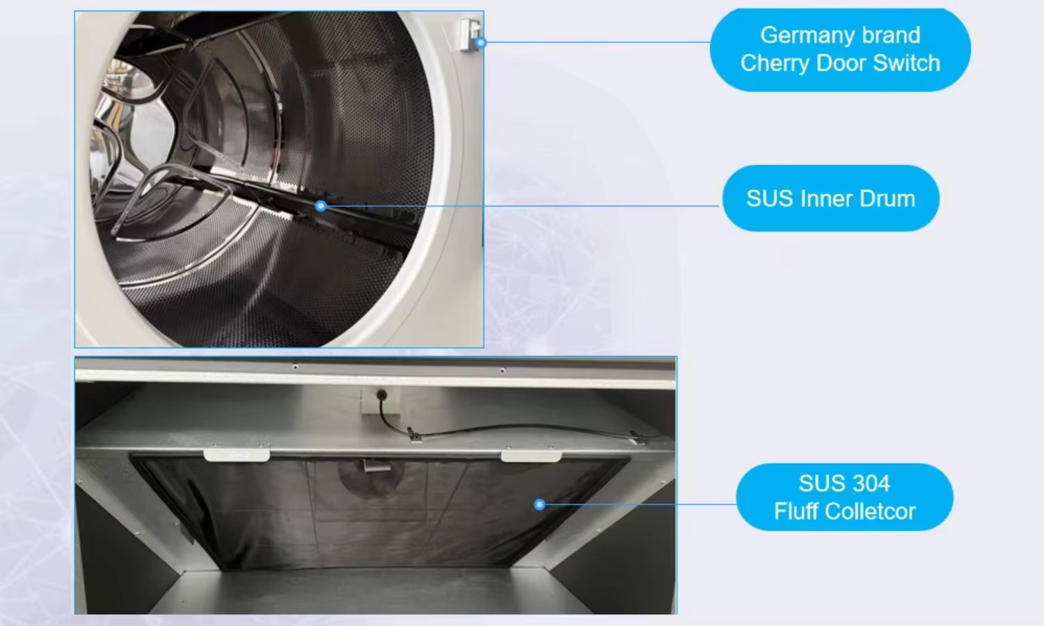 Industrial Laundry Machine Dryer Machine for Laundry Commercial Clothes Drying Equipment with High Efficiency
