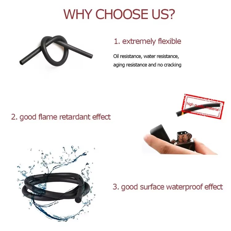 EPDM Foam Seal Strip Premium Extruded 5mm High Resilience Soundproof Sponge Rubber Sealing Profile Micro Rubber Cord Support