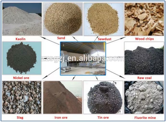 High Efficiency Mineral Ore Dryer Machine Iron Ore Bauxite Limestone Quartz Sand Barite Coal Cement Rotary Dryer Equipment