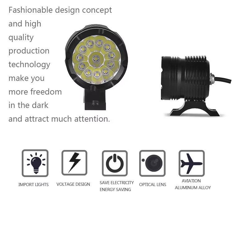 LED Laser Gun for Motorcycle High Power Nornal Light Motorcycle Headlights