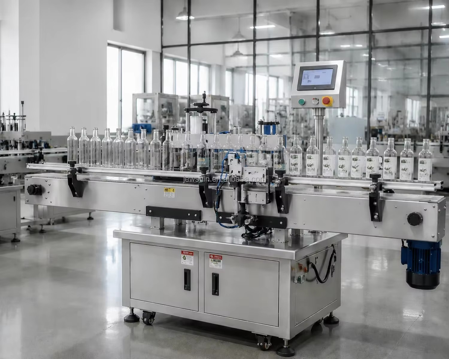 Small Bottle Labeler Sticker Applicator Automatic Round Labeling Machine for Plastic Bottles Essential Oil Cosmetic Packaging