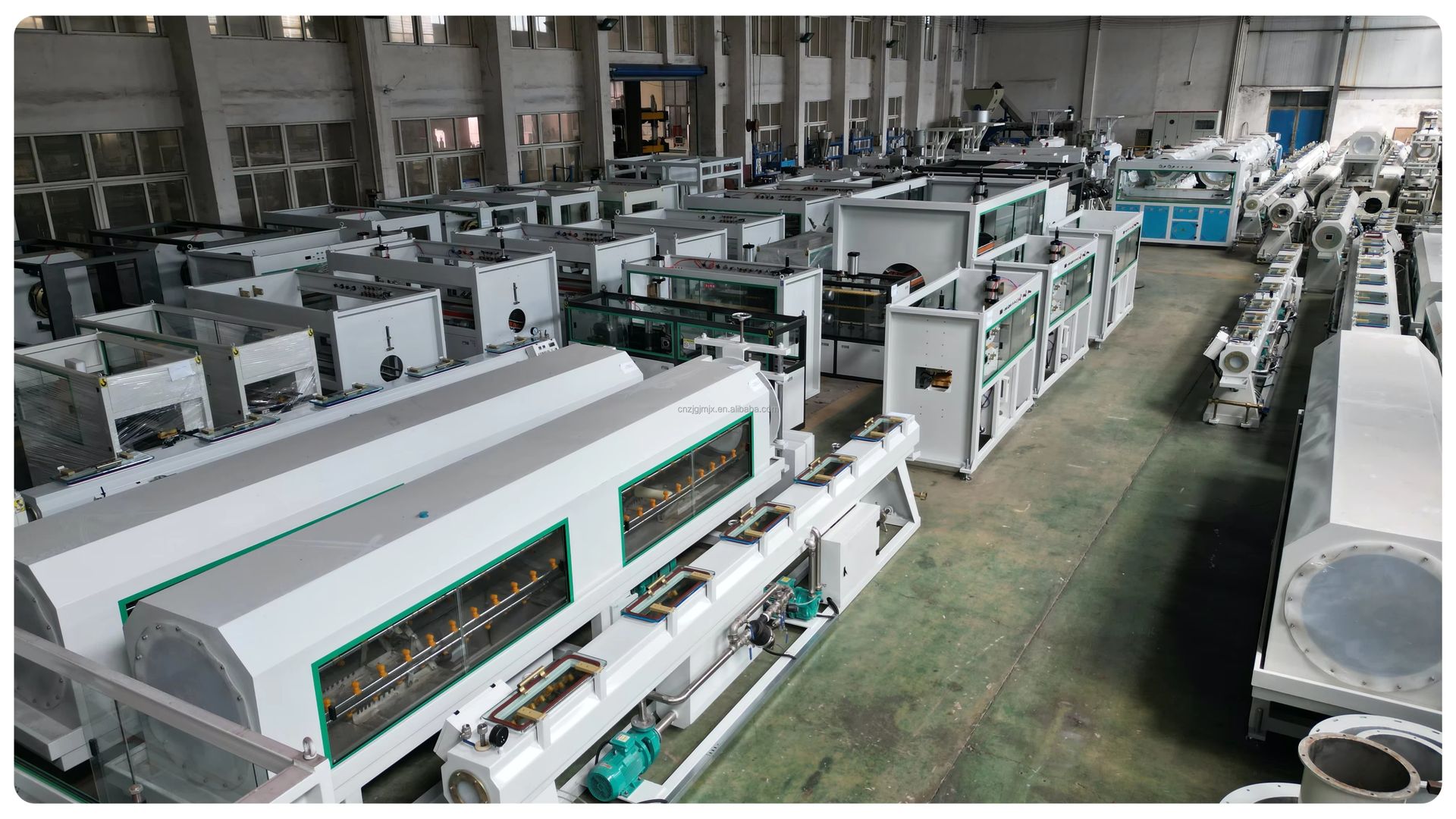 JUMU 380V 50HZ Single Screw High Productivity Large Diameter HDPE PP Pipe Extrusion Making Machine