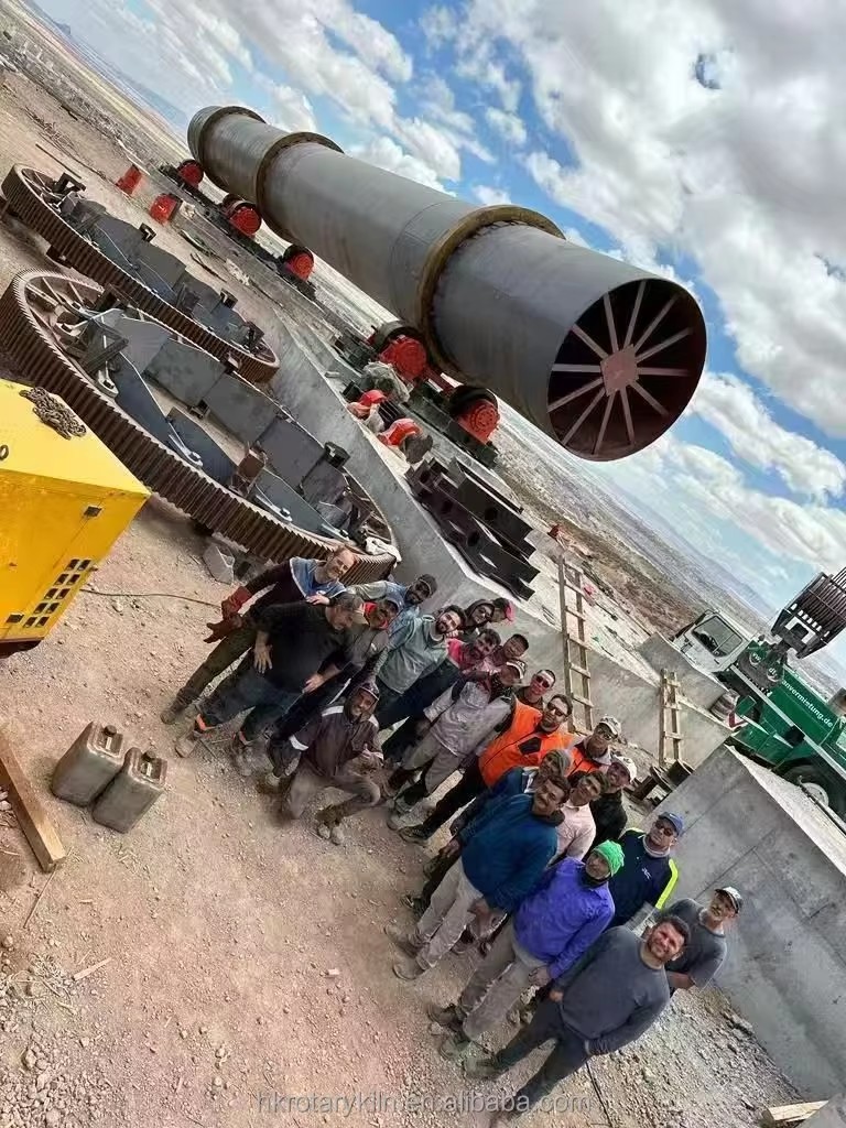 Small 10TPD Sludge Calcination Rotary Kiln | Mini Kiln for Small Factory Fast Startup Low Investment 380V 75000W Gear & Bearing
