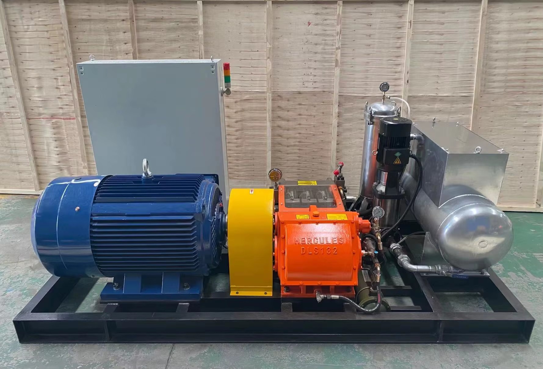 High Pressure Heat Exchanger Tube Cleaning Machine with High-Performance Pump for Chemical Field Wash Core Components Bearing