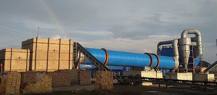 Hot Air Small Scale Biomass Rotary Wood Sawdust Dryer for Sale