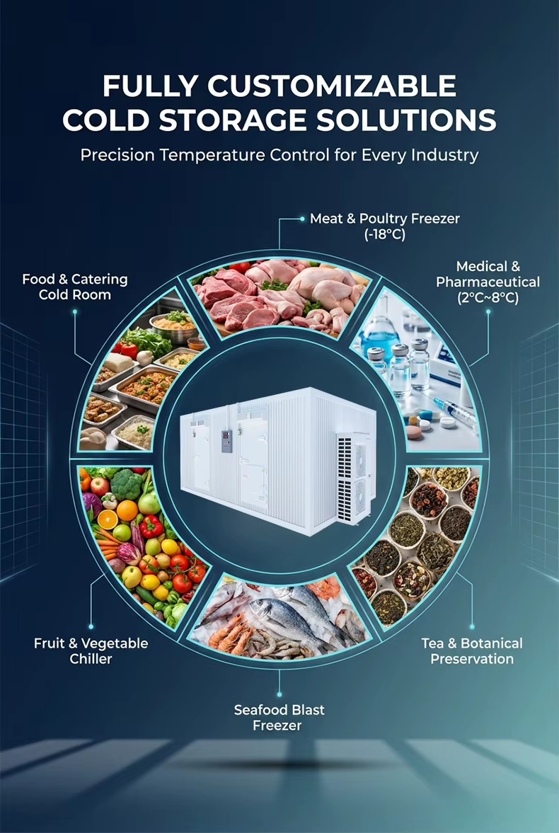 Customized Complete Set Cold Storage Freezer Equipment
