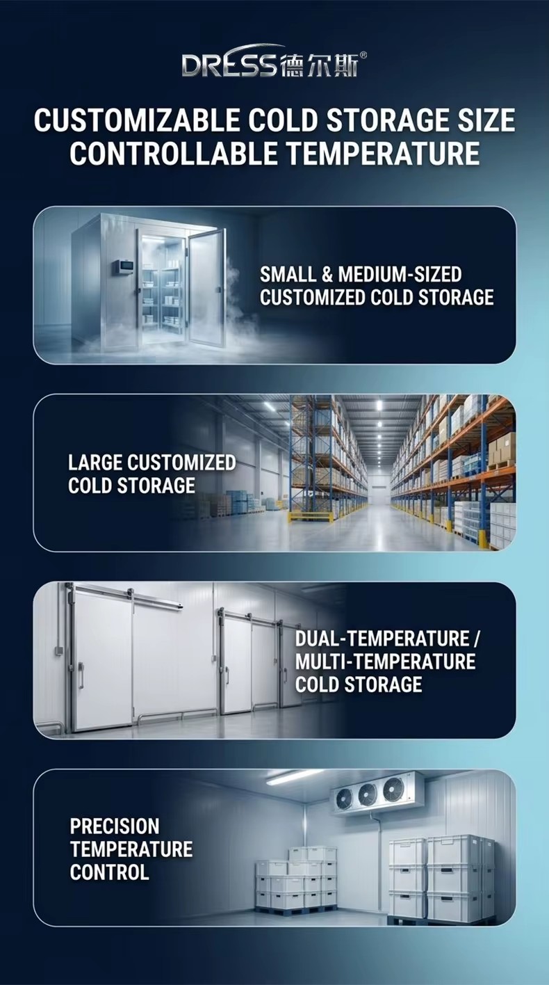 Customized Complete Set Cold Storage Freezer Equipment