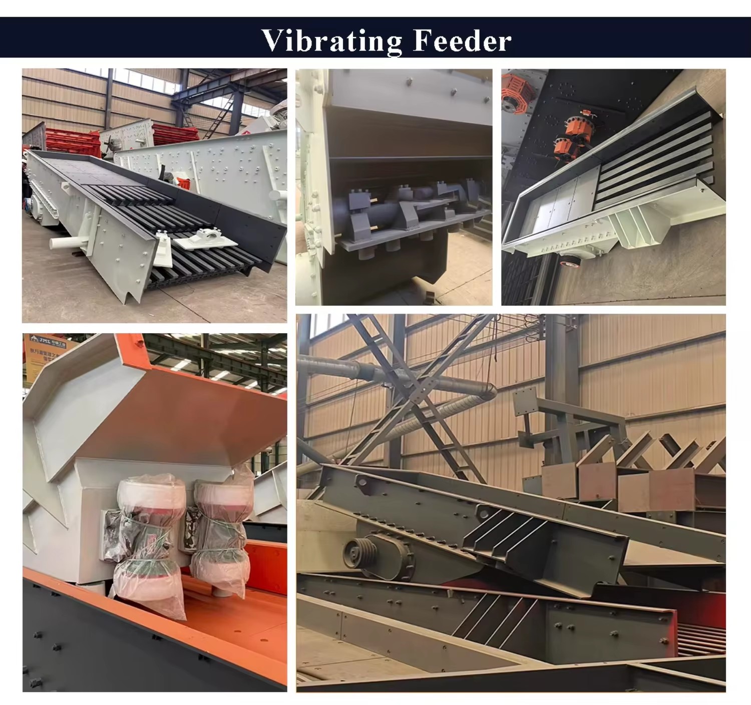 Industrial Vibrating Feeder & Automatic Feeding Equipment for Feldspar Processing with 4200kg Capacity and Energy Saving