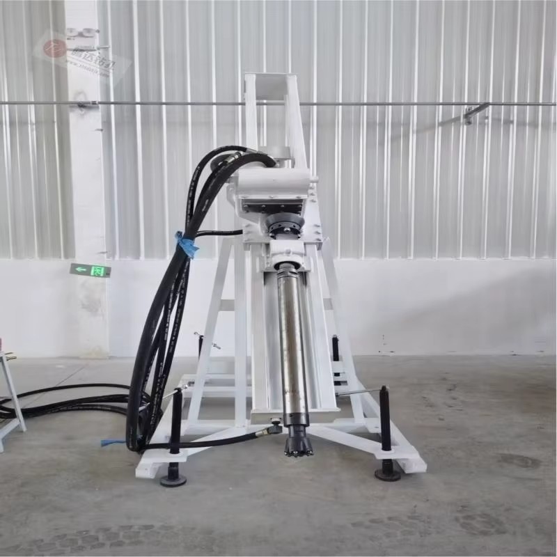 Pneumatic Rock Drill Engine-Powered Customizable Drilling Rig for Underground Tunnels & Open-pit Mines Max 60m Depth