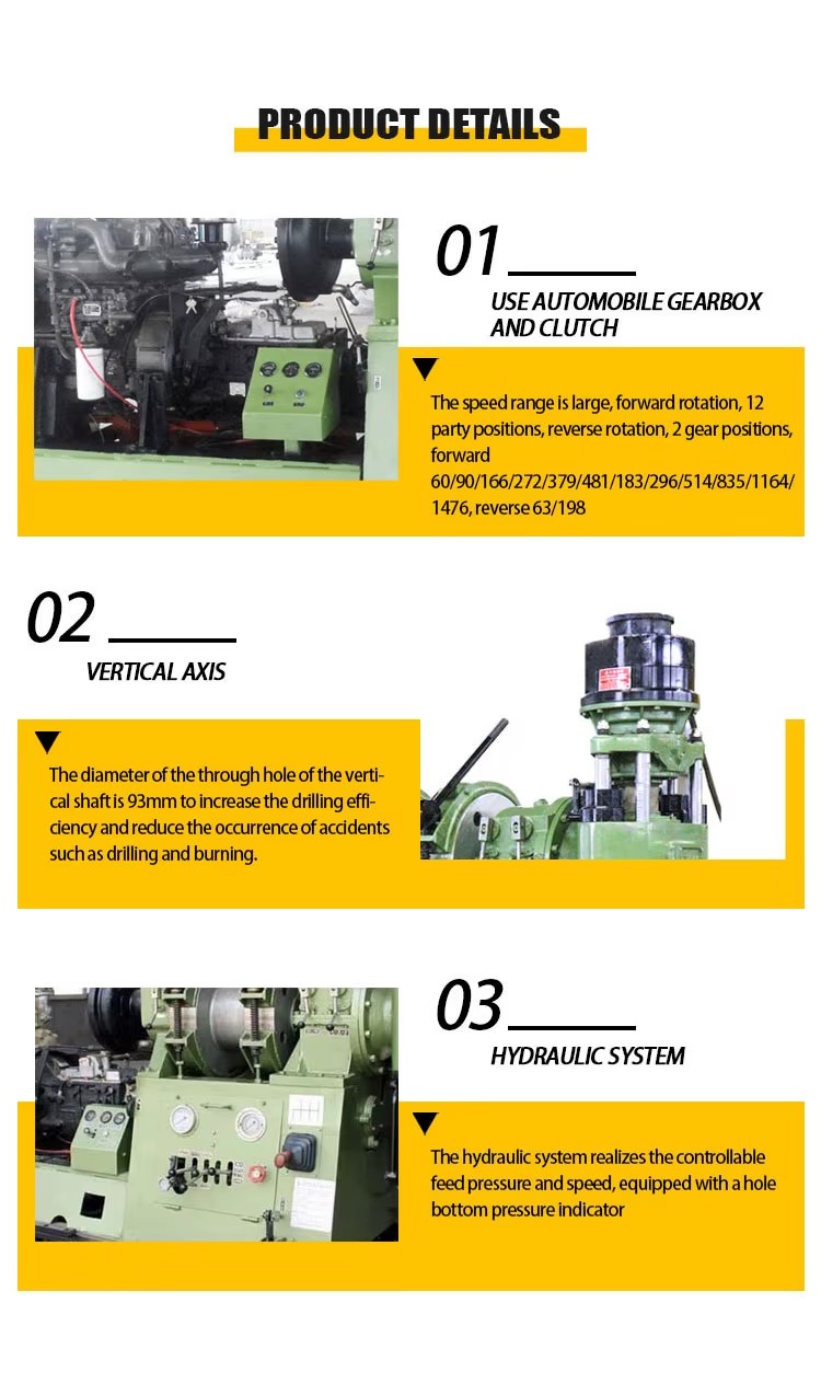 Factory Direct Sales HH-44A Mine Drilling Machine Rig Mining Used in Metallurgy and Coal Engineering for Sale