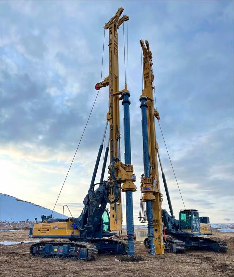 Rotary Drilling Rig XR160E Mine Drilling Rig Electric with Core Components and 56m Depth Good Quality and Service