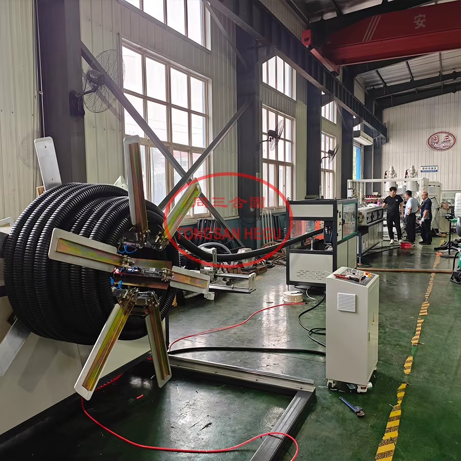 200mm Plastic Corrugated Pipe Extrusion System Complete Extrusion Solution for 50-200mm HDPE DWC Pipe Machine