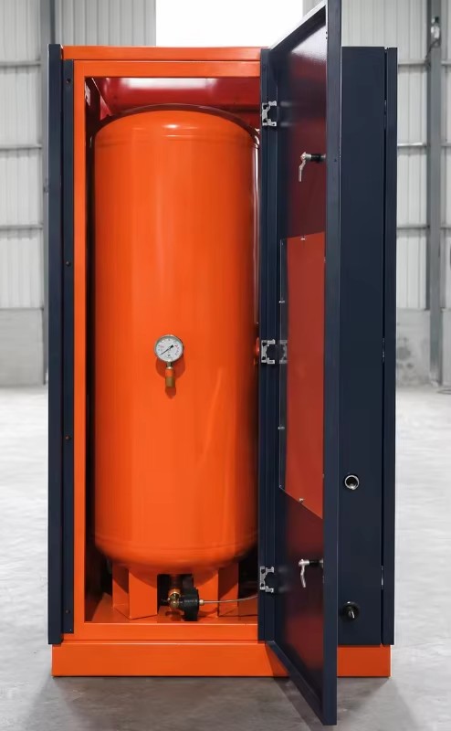 Compact Stationary Lubricated Micro Screw Air Compressor 4kW 10bar with Energy Saving Design Engine/Motor for Factory Automation