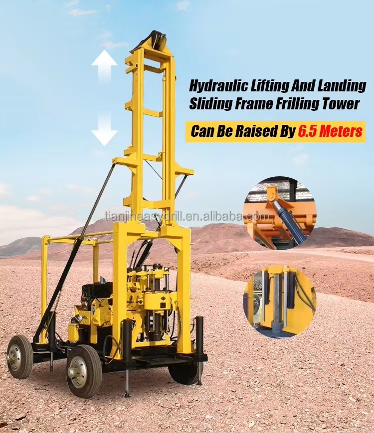 Drill XY-2B Mine and Geotechnical Diamond Core Drilling Rig & Water Well Drilling Machine Stainless Steel Forged