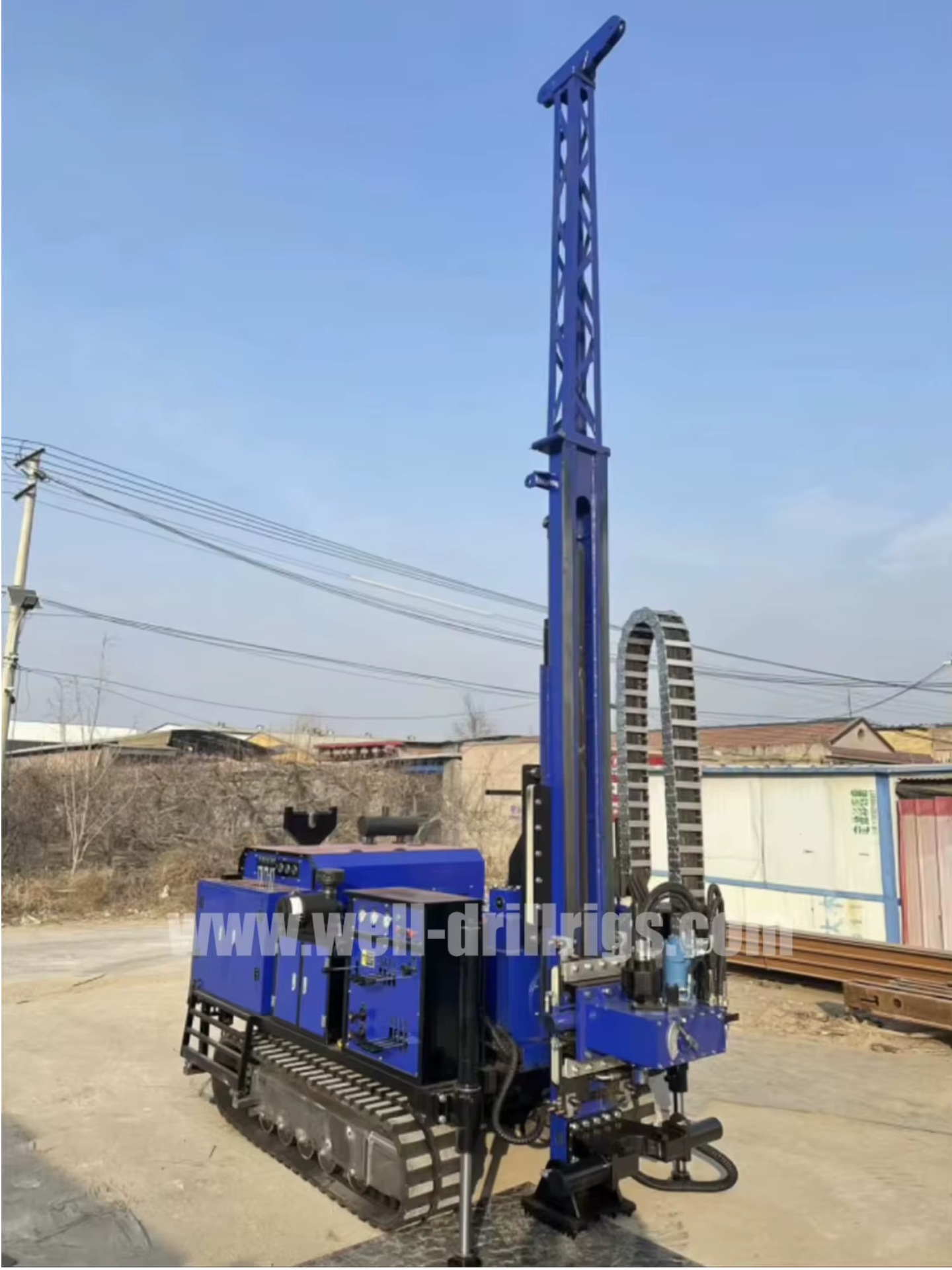 Heavy Duty 500m Rope Core Drill Rig Crawler Mounted Geological Drilling Rig for Mine Exploration
