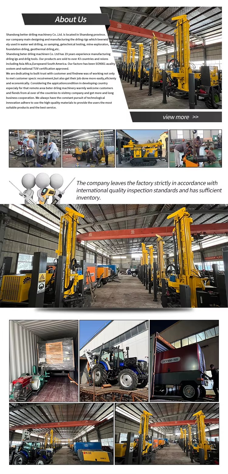 Blasthole Mine Drilling Rig Dth Rock Drill Machine Crawler Mounted Drill Rig Blasting