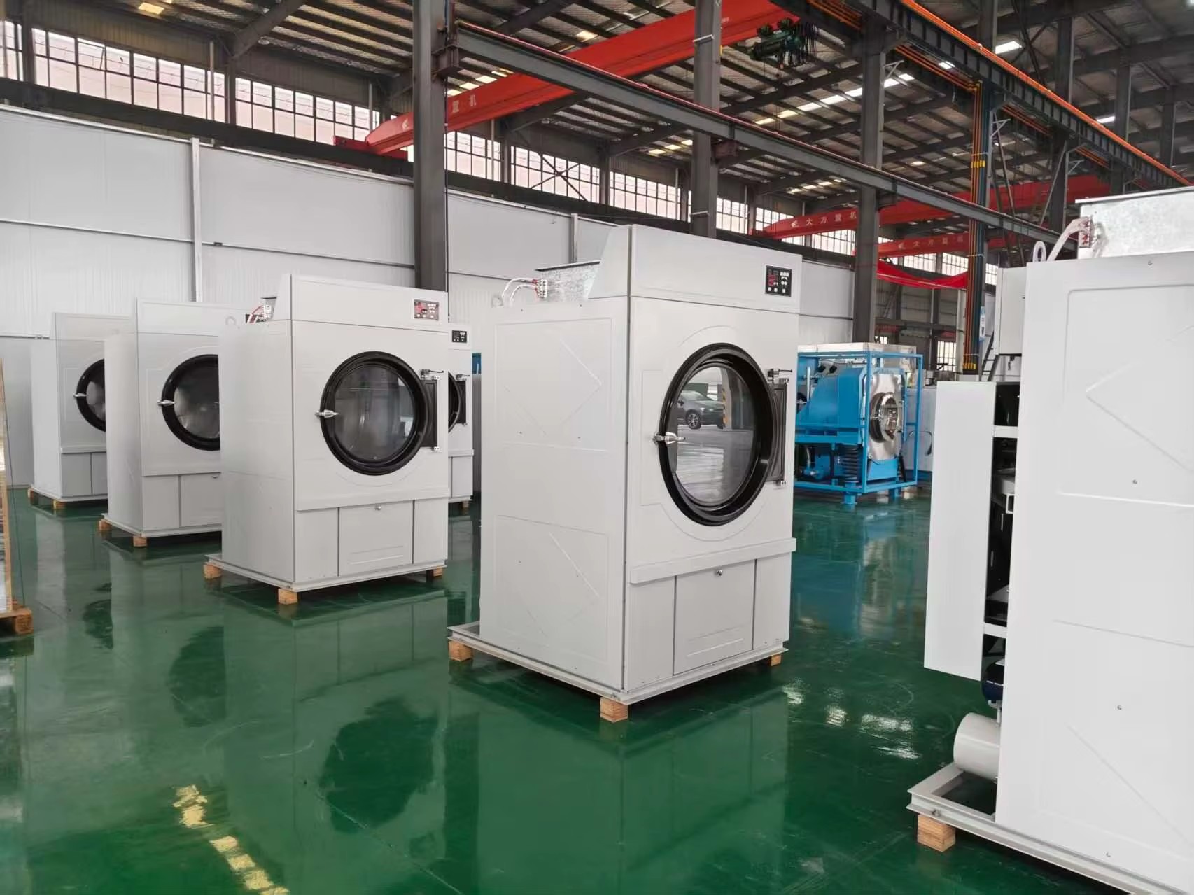 50kg Commercial Laundry Dryer Machine Large Capacity Industrial Tumble Clothes Dryer for Business Hotel Laundromat Equipment